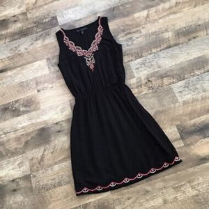 WHBM Embroidered Tank Dress